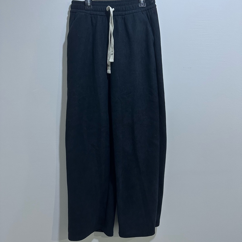 Korean Style Corduroy Pants - Loose, Wide, Drapey Sweats